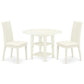 Dining Room Set Linen White SUIP3-LWH-C By East West Furniture | Dining Sets | Modishstore - 2