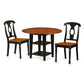 Dining Room Set Black & Cherry SUKE3-BCH-W By East West Furniture | Dining Sets | Modishstore - 2