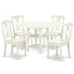 Dining Room Set Linen White SUKE5-LWH-W By East West Furniture | Dining Sets | Modishstore - 2