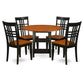 Dining Room Set Black & Cherry SULG5-BCH-W By East West Furniture | Dining Sets | Modishstore - 2