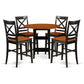Dining Room Set Black & Cherry SUQU5H - BCH - W By East West Furniture | Dining Sets | Modishstore - 2