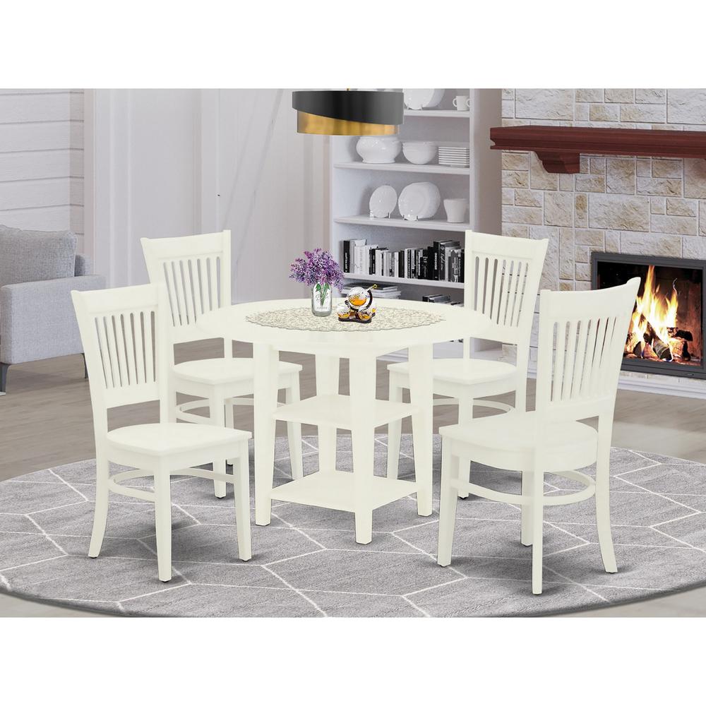 Dining Table - Dining Chairs SUVA5 - LWH - W By East West Furniture | Dining Sets | Modishstore - 2