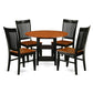 Dining Room Set Black & Cherry SUWE5-BCH-W By East West Furniture | Dining Sets | Modishstore - 2