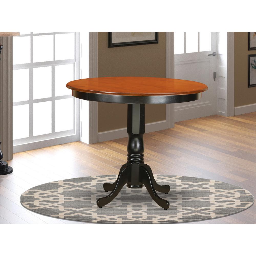Trch3-Blk-C 3 Pc Counter Height Pub Set - High Top Table And 2 Counter Height Stool. By East West Furniture | Bar Stools & Table | Modishstore - 3