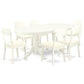 Dining Room Set Linen White VAAD7-LWH-LC By East West Furniture | Dining Sets | Modishstore - 2
