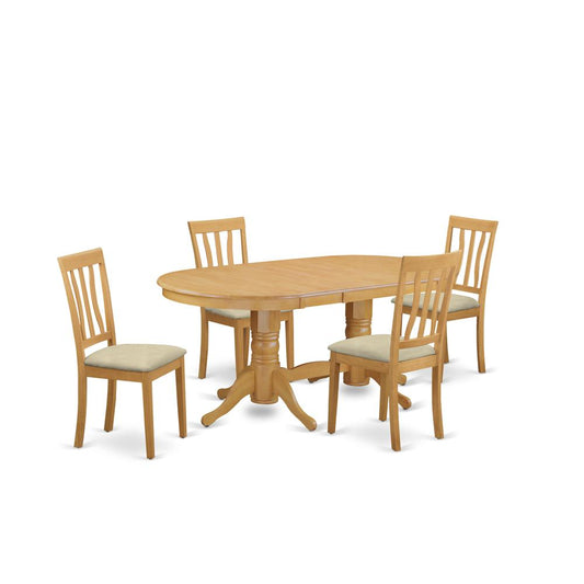 5 Pc Dinette Table Set - Kitchen Table And 4 Kitchen Dining Chairs By East West Furniture | Dining Sets | Modishstore