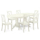 Dining Room Set Linen White VABO7-LWH-W By East West Furniture | Dining Sets | Modishstore - 2