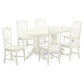 Dining Room Set Linen White VADO7-LWH-W By East West Furniture | Dining Sets | Modishstore - 2