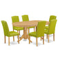 Dining Room Set Oak VAEN7 - OAK - 51 By East West Furniture | Dining Sets | Modishstore - 2