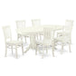 Dining Room Set Linen White VAGR7-LWH-W By East West Furniture | Dining Sets | Modishstore - 2