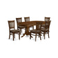 7 Pc Dining Room Set Table With Leaf And 6 Dining Chairs By East West Furniture - Vanc7-Esp-C | Dining Sets | Modishstore