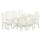 Dining Room Set Linen White VAWE9-LWH-W By East West Furniture | Dining Sets | Modishstore - 2