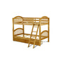 Youth Bunk Bed Natural Oak VEB-09-TA By East West Furniture | Beds | Modishstore - 2