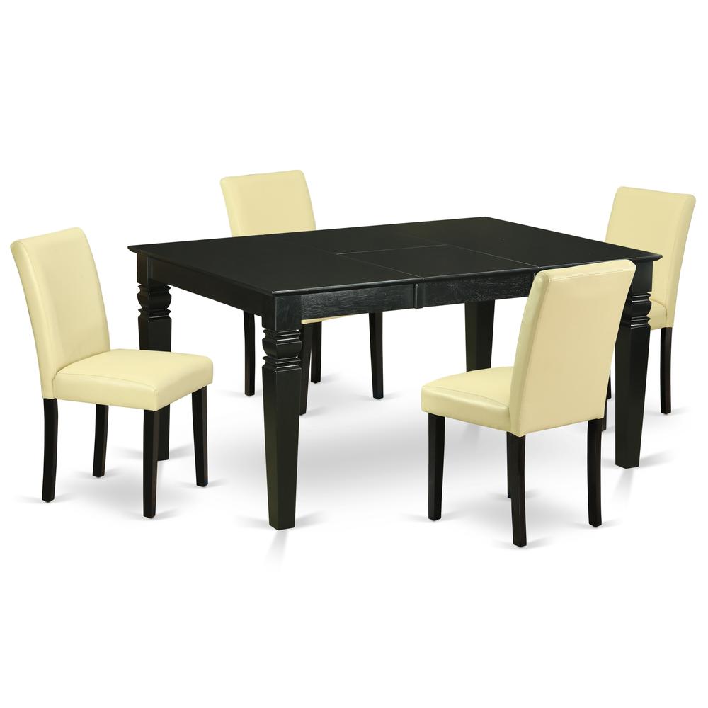Dining Room Set Black WEAB5 - BLK - 73 By East West Furniture | Dining Sets | Modishstore - 2