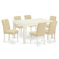 Dining Room Set Linen White WEAB7-LWH-02 By East West Furniture | Dining Sets | Modishstore - 2