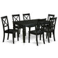 Dining Room Set Black WEBO7-BLK-W By East West Furniture | Dining Sets | Modishstore - 2
