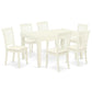 Dining Room Set Linen White WEDA7 - WHI - C By East West Furniture | Dining Sets | Modishstore - 2