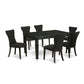 Dining Room Set Black WEGA7-BLK-24 By East West Furniture | Dining Sets | Modishstore - 2