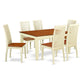 Dining Room Set Buttermilk & Cherry WEIP7-BMK-W By East West Furniture | Dining Sets | Modishstore - 2