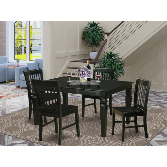 5 Pc Dining Room Set For 4-Kitchen Table And 4 Dining Chairs By East West Furniture | Dining Sets | Modishstore