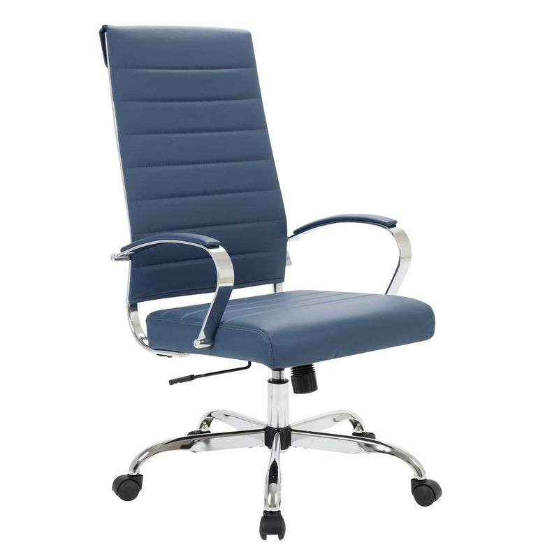 LeisureMod Benmar High-Back Leather Office Chair | Office Chairs | Modishstore - 6