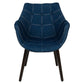 LeisureMod Milburn Tufted Denim Lounge Chair | Lounge Chairs | Modishstore - 2