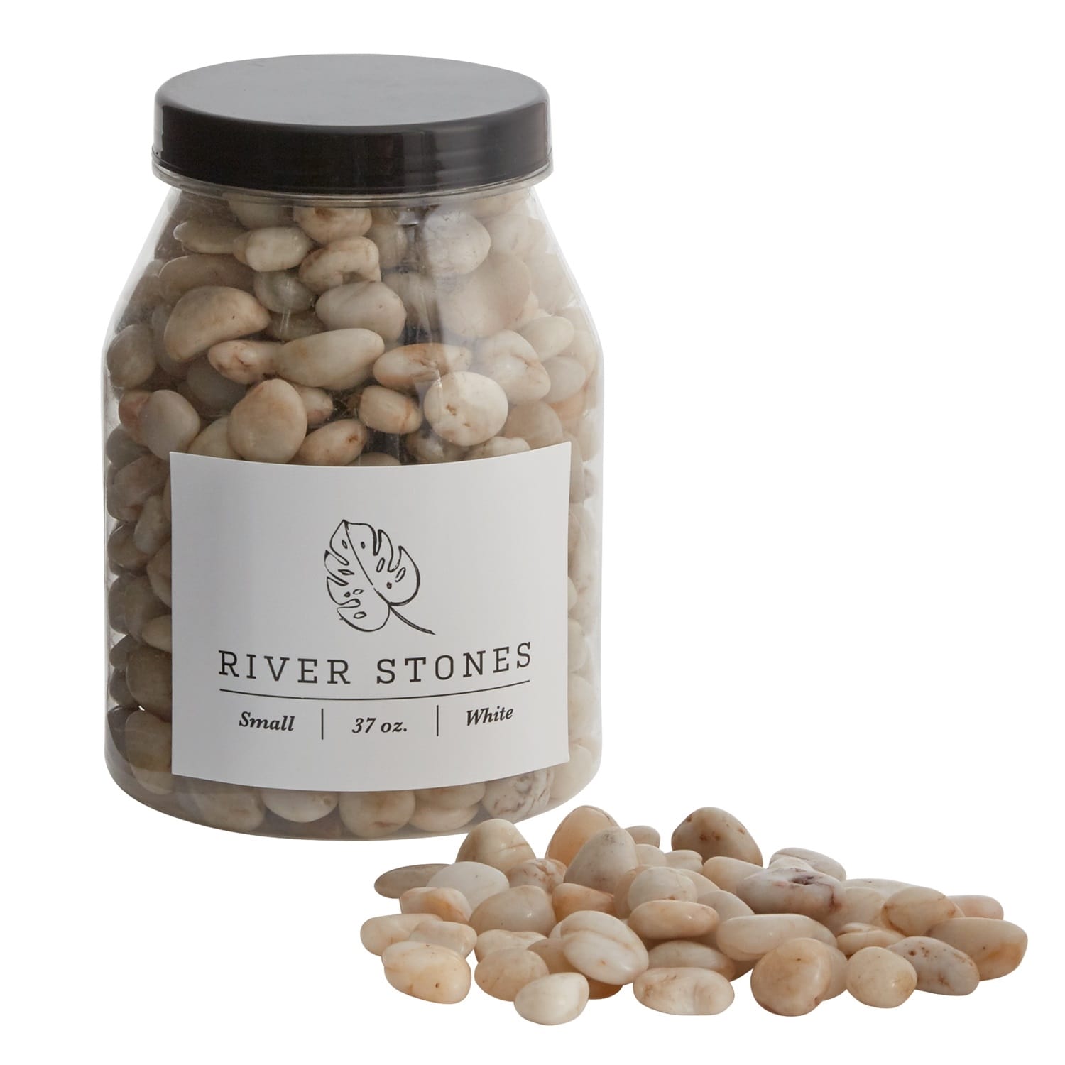 River Small Stones Set of 12 By Accent Decor | Minerals and Stones | Modishstore