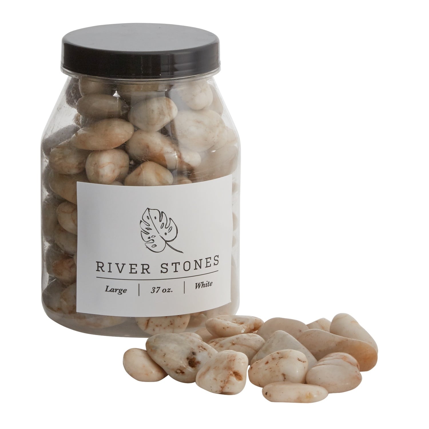 River Stones Set of 12 By Accent Decor | Minerals and Stones | Modishstore