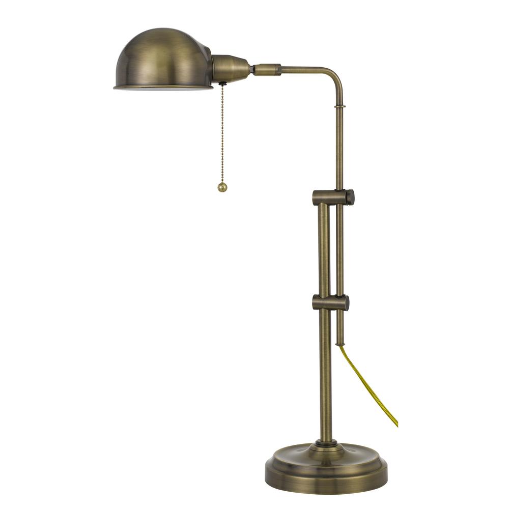 60W Corby Pharmacy Desk Lamp With Pull Chain Switch By Cal Lighting | Desk Lamps | Moidshstore