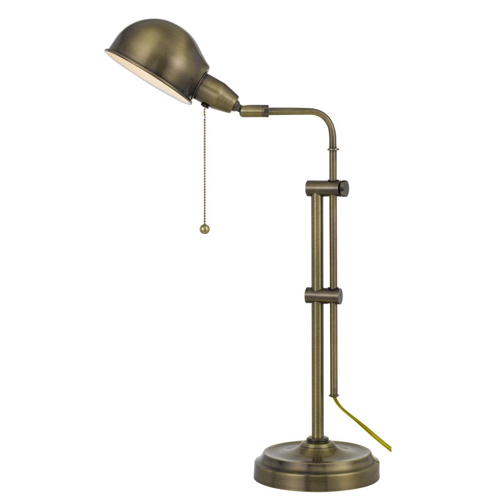 60W Corby Pharmacy Desk Lamp With Pull Chain Switch By Cal Lighting | Desk Lamps | Moidshstore - 3