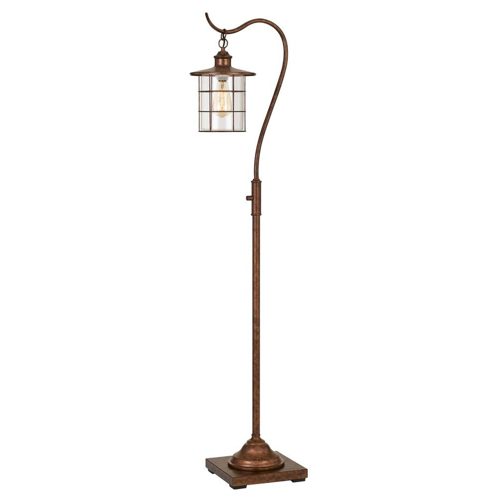 Silverton Desk Lamp With Glass Shade (Edison Bulb Included) By Cal Lighting | Floor Lamps | Moidshstore - 3