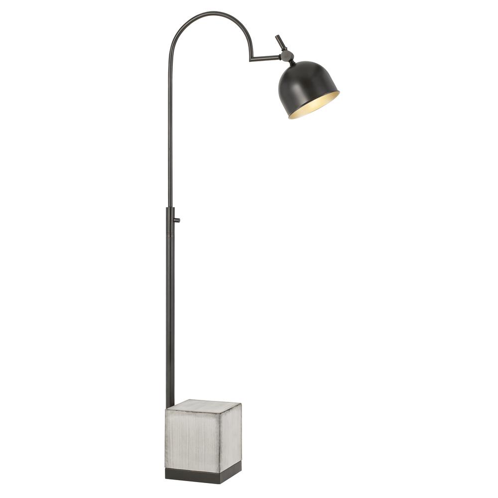 60W Beaumont Metal Floor Lamp With Cement Base By Cal Lighting | Floor Lamps | Moidshstore - 3