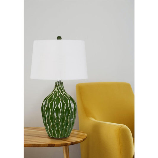 150W 3 Way Andria Ceramic Table Lamp By Cal Lighting | Table Lamps | Moidshstore