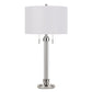 60W X 2 Montilla Metal/Acrylic Table Lamp With Fabric Shade By Cal Lighting | Table Lamps | Moidshstore - 2