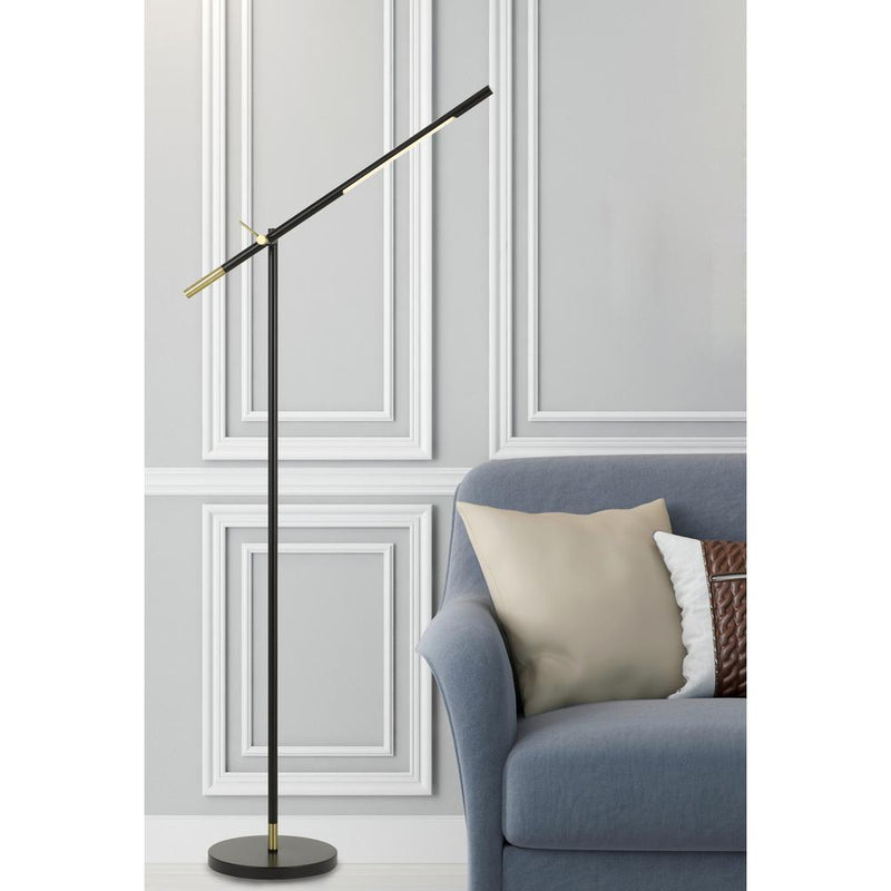 Virton Metal Led 10W, 780 Lumen, 3K Adjustable Floor Lamp By Cal Lighting | Floor Lamps | Moidshstore