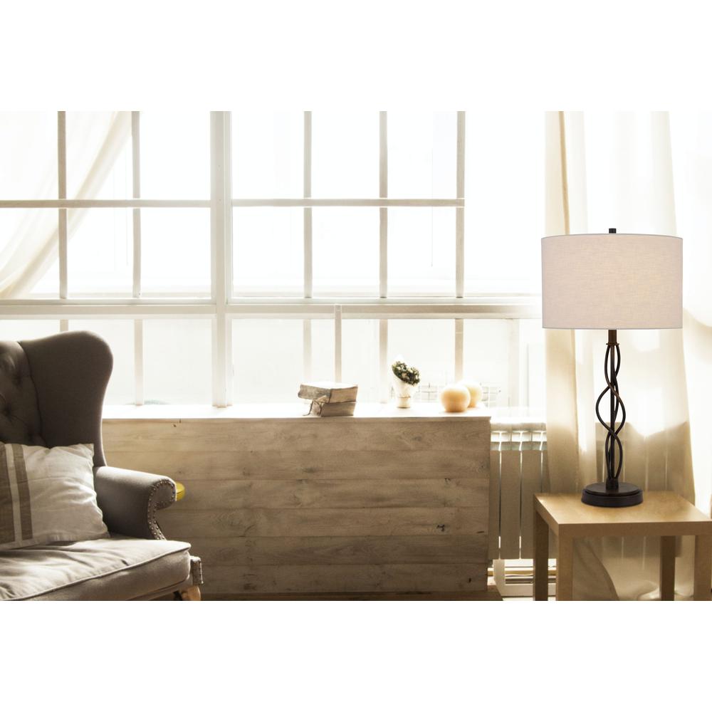 Antony 150W 3 Way Metal Table Lamp By Cal Lighting | Table Lamps | Moidshstore