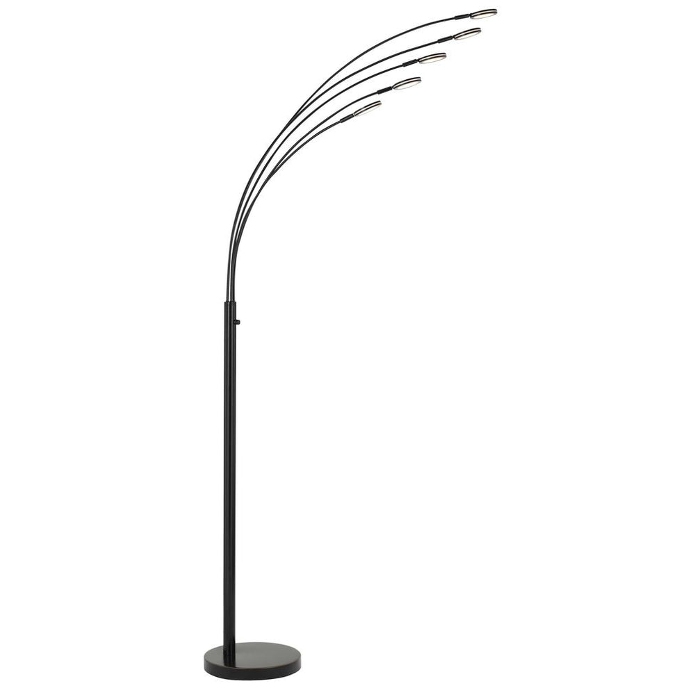 Cremona Integrated Led Metal Arc Floor Lamp 79" Height Metal Floor Lamp In Dark Bronze Finish By Cal Lighting | Floor Lamps | Moidshstore - 3