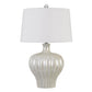 Afragola Ceramic Table Lamp With Hardback Fabric Shade By Cal Lighting | Table Lamps | Moidshstore