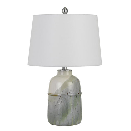 Vittoria Ceramic Table Lamp With Hardback Fabric Shade (Sold And Priced As Pairs) By Cal Lighting | Table Lamps | Moidshstore