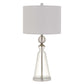 Kingsley Glass Table Lamp With Fabric Drum Shade By Cal Lighting | Table Lamps | Moidshstore