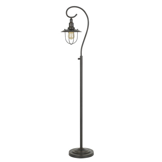60W Vigo Metal Downbridge Floor Lamp (Edison Bulb Included) By Cal Lighting | Floor Lamps | Moidshstore