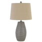 100W Ticino Ceramic Table Lamp With Taper Drum Hardback Linen Shade (Priced And Sold As Pairs) By Cal Lighting | Chandeliers | Moidshstore