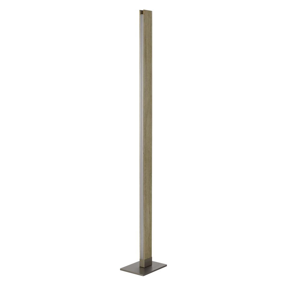 Colmar Integrated Led Rubber Wood Floor Lamp With Dimmer Control. 24W, 2100 Lumen, 3000K., Rubber Wood By Cal Lighting | Floor Lamps | Moidshstore - 4