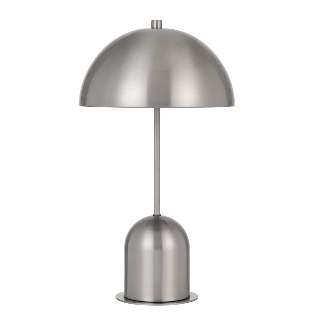 40W Peppa Metal Accent Lamp With On Off Touch Sensor Switch, Brushed Steel By Cal Lighting | Floor Lamps | Moidshstore - 3