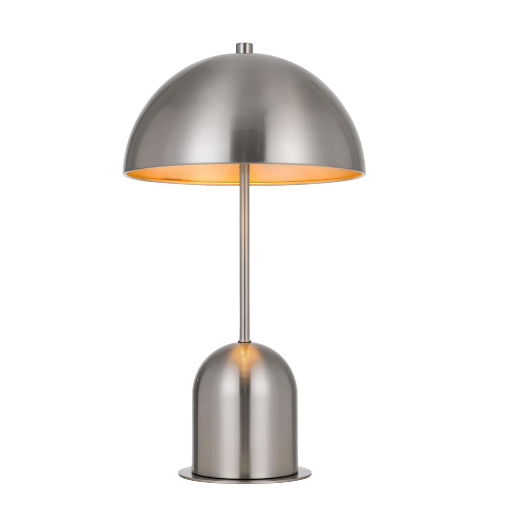 40W Peppa Metal Accent Lamp With On Off Touch Sensor Switch, Brushed Steel By Cal Lighting | Floor Lamps | Moidshstore - 2