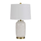 150W 3 Way Sedalia Ceramic Table Lamp With Hardback Fabric Shade By Cal Lighting | Table Lamps | Moidshstore
