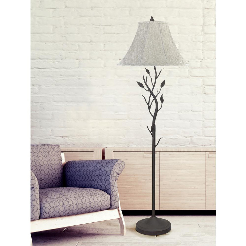150W 3Way Hand Forged Iron Floor Lp By Cal Lighting | Floor Lamps | Moidshstore - 4