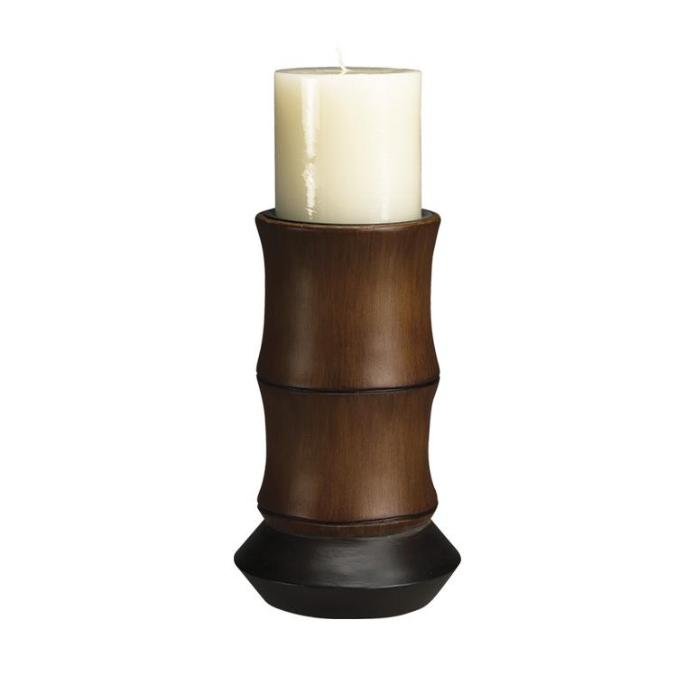 Bamboo Resin Candle Holder By Cal Lighting | Candle Holders | Moidshstore