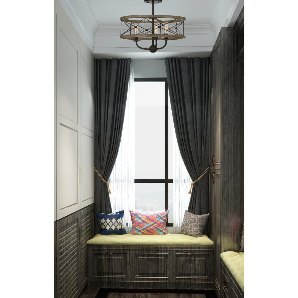 40W X 3 Modica Metal Pendant Fixture (Edison Bulbs Not Included) By Cal Lighting | Pendant Lamps | Moidshstore - 2