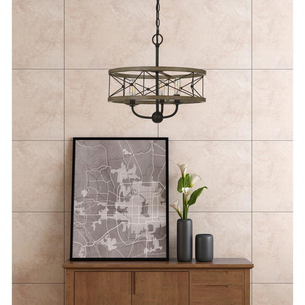 40W X 3 Modica Metal Pendant Fixture (Edison Bulbs Not Included) By Cal Lighting | Pendant Lamps | Moidshstore - 4
